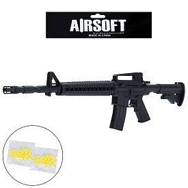 Автомат 223-A3 60см, пластикові кулі, у пакеті, 63-18-4см - 1 - smarttoys.com.ua