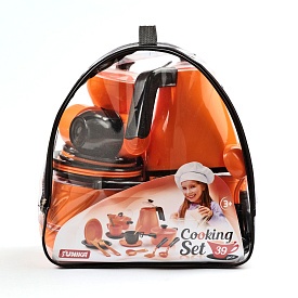 Набір посуду “Cooking Set” (39 pcs) помаранчева кульок - 1 - smarttoys.com.ua