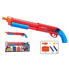 Рушниця 1119 3в1 м'які кулі-присоски 6шт., м'які кулі 6шт., м'які кульки 8шт., кор., 55-19-5 см. - 1 - smarttoys.com.ua