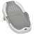 Гірка для купання ME 1107 SHELL Gray силікон, складана, сірий, 55-30-23 см. - 1 - smarttoys.com.ua