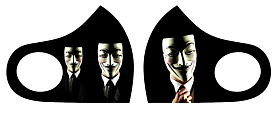 Маска Pitta Print M Anonymous 3																						 - 1 - smarttoys.com.ua
