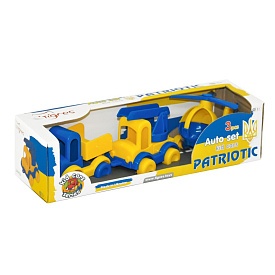 Набір авто "Kid cars" патріотичний 3 шт. - 1 - smarttoys.com.ua