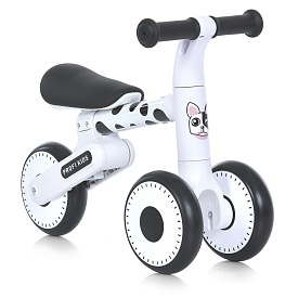 Біговел дитячий PROFI KIDS 6 д. MBB 1013-4D 3 кол. EVA, стальн. рама, склад., біло-чорний бульдог - 1 - smarttoys.com.ua