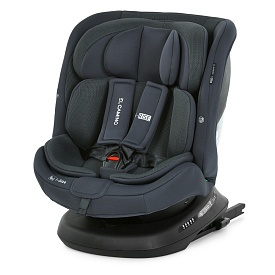 Автокрісло El Camino i-RISE ME 1207 Gray дитяче, i-SIZE R129,зріст дит. 40-150см,рег.підг.360⁰,сірий - 1 - smarttoys.com.ua