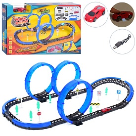 Трек FT-14  97-56-26 см., машинка, світло, акум., USB, кор., 42-27-7 см. - 1 - smarttoys.com.ua