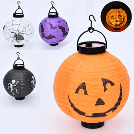 Ліхтарик FG240308030Q Хелловін/Halloween, куля, 4 види, світло, бат., кул., 20-19-3,5 см. - 1 - smarttoys.com.ua