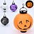 Ліхтарик FG240308030Q Хелловін/Halloween, куля, 4 види, світло, бат., кул., 20-19-3,5 см. - 1 - smarttoys.com.ua