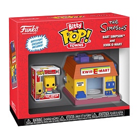 Набір фігурок BITTY POP! Town серії "Сімпсони" - БАРТ СІМПСОН І КВІКІ-МАРТ - 1 - smarttoys.com.ua