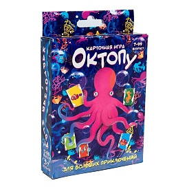 Настільна гра 30329 (рос) "Октопу", в кор-ці 9,1-11,5-2,3 см		 - 1 - smarttoys.com.ua