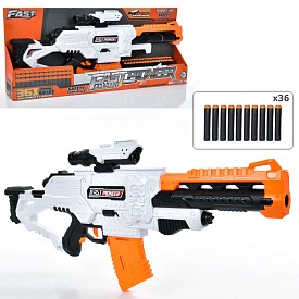 Автомат BIG516 м'які кулі , приціл, бат., кор., 74-32-7 см. - 1 - smarttoys.com.ua