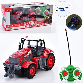 Трактор HJ8011 радіокер., акум., 1:24, гум. колеса, USB, світло, кор., 34-15-12 см. - 1 - smarttoys.com.ua