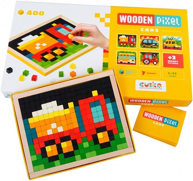 Мозаїка «Wooden pixel 4» - 2 - smarttoys.com.ua