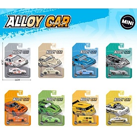 Машина 477X64-8A метал, 7см, 8 видів, на листі, 11-15-3,5см - 1 - smarttoys.com.ua