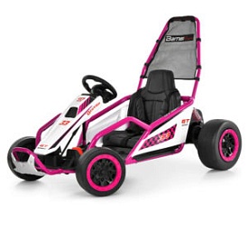 Електрокарт M 6374EL-8(24V) 24V7AH, 2*200W, MP3, USB, BLUETOOTH, TF, EVA, музика, рожевий - 1 - smarttoys.com.ua