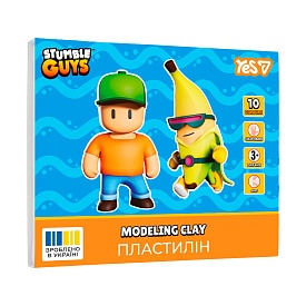 Пластилін Yes, 10 кол., 200г "Stumble Guys" - 1 - smarttoys.com.ua