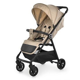 Візок дитячий M 6317 LITE Beige прогулянковий,книжка, алюміній, регул.спинки ремінь, корзина,бежевий - 1 - smarttoys.com.ua