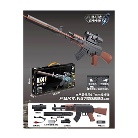 Автомат 2030-1A акум., пластикові кулі, лазер, USB, кор., 34,5-19-6 см. - 1 - smarttoys.com.ua