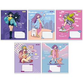 А5/18 кл. 1B Anime girl, зошит учнів. - 1 - smarttoys.com.ua