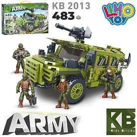 Конструктор KB 2013 військова машина, 419 дет., кор., 48-30-7 см. - 1 - smarttoys.com.ua