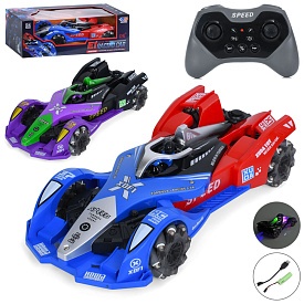 Машина 3688-G174-75радіо/к2,4G,акум,29,5см,звук,світ,пара/дим,колеса-рол,USBзар,в кор-ці37,5-13-17,5 - 1 - smarttoys.com.ua