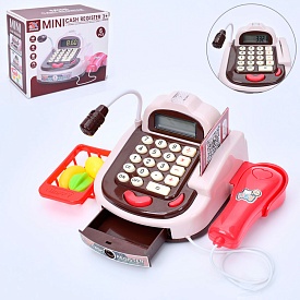 Касовий апарат 6828A калькулятор, сканер, продукти, світло, бат., кор., 20-16,5-11 см. - 1 - smarttoys.com.ua