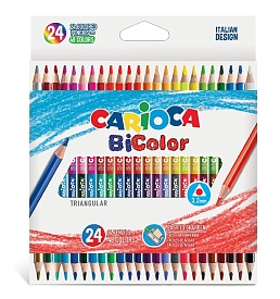Олівці BI-COLOR двоколірні, 43031, 48 кол.кор. - 1 - smarttoys.com.ua