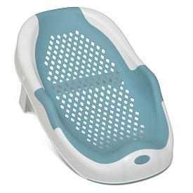 Гірка для купання ME 1107 SHELL Blue силікон, складана, блакитний, 55-30-23 см. - 1 - smarttoys.com.ua