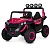 Джип M 6058EBLR-8(24V) радіокер.2,4G,4мот.90W,1акум.24V7AH,світло,муз,EVA,USB,BT,FM,шкір.сид.,рожев. - 1 - smarttoys.com.ua